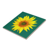 Elegante Zonnebloem (Bloemstuk op groot formaat) S Tegeltje (Zijkant)