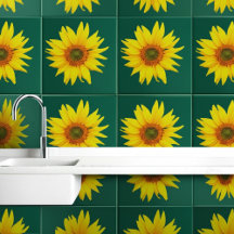 Elegante Zonnebloem (Bloemstuk op groot formaat) S