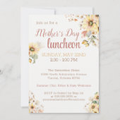 Elegante Zonnebloem Waterverf Bloemen Moederdag Kaart (Voorkant)