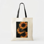 Elegante Zonnebloemen Afbeelding Canvas tas (Voorkant)