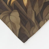 Elegante zonnebloemen Cavalier King Charles Spanie Fleece Deken (Hoek)