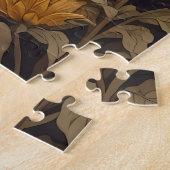 Elegante zonnebloemen Cavalier King Charles Spanie Legpuzzel (Zijkant)