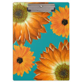 Elegante zonnebloemen klembord (Voorkant)