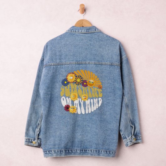Elegante Zonneschijn op mijn Geest Denim Jacket (Hangar)