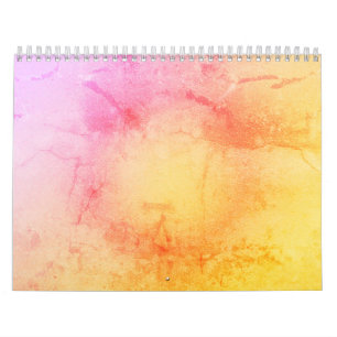 Elegante zonsondergang gradiënt wandkalender kalender