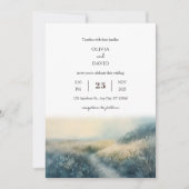 Elegante zonsopgang Misty Coastal Path Beach Bruil Kaart (Voorkant)