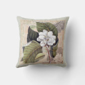 Elegante zuidelijke Belle Magnolia Blossom Kussen (Achterkant)