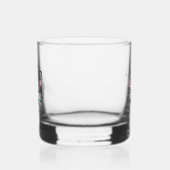 Elegante zuster bruidegom naam toevoegen Bruiloft Whisky Glas (Links)