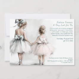 Elegante Zusterdag Brunch Uitnodiging – Pastel Kun