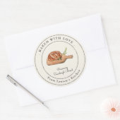 Elegante zuurdesem brood bakken etiketten (Envelop)