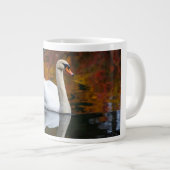 Elegante Zwaan Grote Koffiekop (Voorkant rechts)