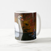 Elegante Zwaan Koffiemok (Voorkant rechts)