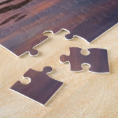Elegante zwanen bij zonsondergang legpuzzel (Zijkant)