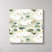 Elegante zwanen canvas afdruk (Voorkant)