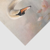 Elegante Zwanenmeer Roze Water Lily Floral Tissuepapier (Detail)