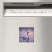 Elegante Zwanenzonsondergang Magneet (Insitu (Vaatwasser))
