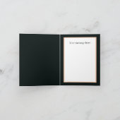 Elegante zwangere moeder tekst voor elk doel kaart (Binnen)