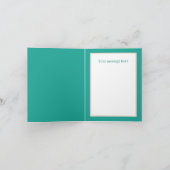 Elegante zwangere moeder tekst voor elk doel kaart (Binnen)