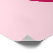 Elegante zwangere vrouw silhouet kinderkamer muurk poster (Hoek)