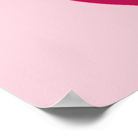 Elegante zwangere vrouw silhouet kinderkamer muurk poster (Hoek)