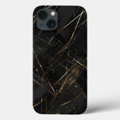 Elegante zwart en goud Abstracte achtergrond Case-Mate iPhone Case (Achterkant)