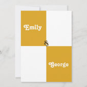 Elegante zwart en goud chique moderne stijlvolle b kaart (Achterkant)