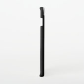 Elegante zwart en goud monogram tekst samsung galaxy hoesje (Rechterkant)