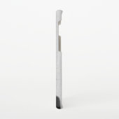 Elegante zwart en goud monogram tekst samsung galaxy hoesje (Linkerkant)