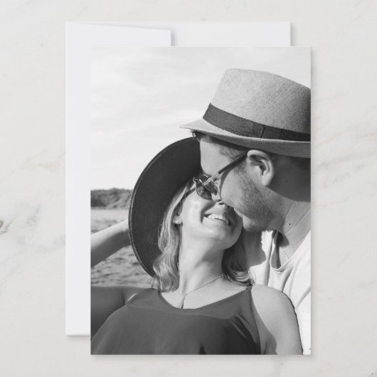 Elegante zwart en goud oker, confetti uitnodiging (Achterkant)