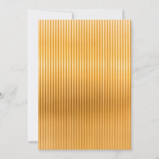 Elegante zwart en gouden bruid moderne bruiloft kaart (Achterkant)