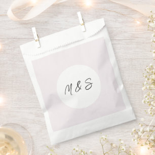 Elegante Zwart En Lila Minimalistisch Bedankzakje