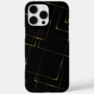 Elegante zwart & goud marmer iPhone 16 pro max hoesje