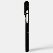 Elegante zwart & goud marmer Case-Mate iPhone case (Achterkant / Links)