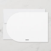 Elegante zwart goud script druppelen glitter bruil kaart (Achterkant)