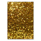 Elegante zwart gouden glitter broche kaart (Achterkant)