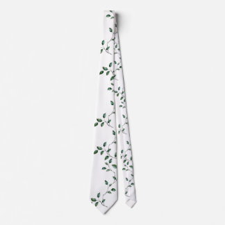 Elegante Zwart Groene Botanische Das | Stijlvol bl