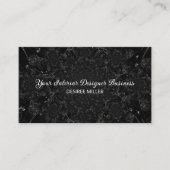 Elegante zwart-wit Antiek Waterverf Visitekaartje (Voorkant)