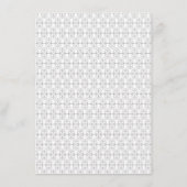Elegante zwart-wit Art Deco-stijl Menu (Achterkant)
