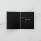 elegante zwart-wit bedankkaart (Binnen)