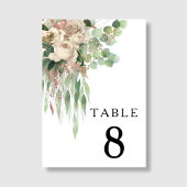 Elegante zwart-wit bloemenbruiloft kaart