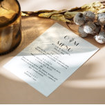 Elegante zwart-wit bruiloft | minimalistische bloe menu<br><div class="desc">Vier uw speciale dag met dit elegante zwart-witte huwelijksmenu met bloemige details en een schoon, minimalistisch ontwerp. Dit menu biedt een tijdloze look die een aanvulling vormt op elke trouwstijl, van modern tot klassiek. Het voegt een verfijnde toets toe aan uw tafelomgeving terwijl u uw maaltijdselecties duidelijk presenteert. Het veelzijdige...</div>