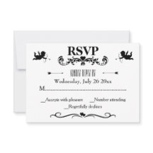 Elegante  zwart-wit bruiloft