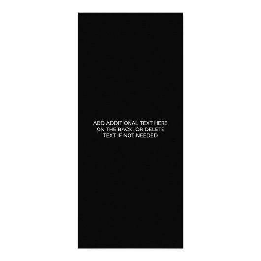 Elegante zwart-wit business Logo schoonheidssalon Reclamekaart (Achterkant)