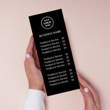 Elegante zwart-wit business Logo schoonheidssalon