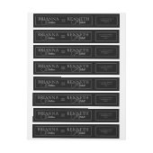 Elegante zwart-wit en moderne script bruiloft (Vel)