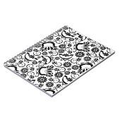 Elegante zwart-wit notitieboekje notitieboek (Linkerzijde)