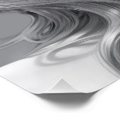 Elegante zwart-wit portretkunst perfect poster (Hoek)