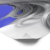 Elegante zwart-wit portretkunst perfect poster (Hoek)