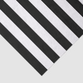 Elegante zwart-wit streep tissuepapier (Detail)