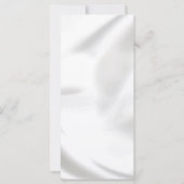 Elegante zwart-wit welkom en Bedankt (Achterkant)